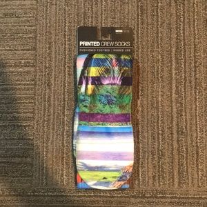 Printed Crew Socks